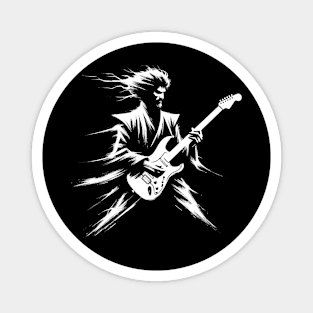 Kawaii Retro Guitar Japanese Novelty Rock Concert Guitar Magnet